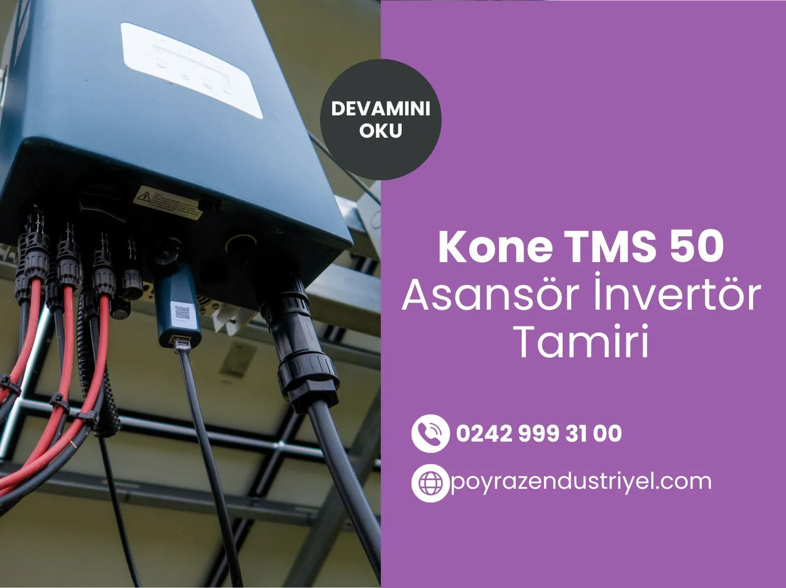 Kone Tms50 Asansör İnvertör Tamiri